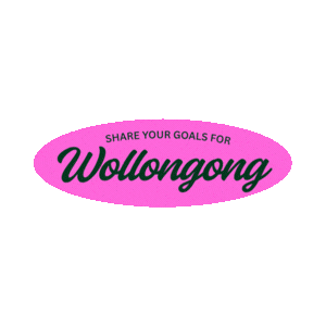 Goals Sticker by City of Wollongong