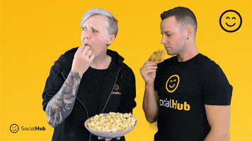Hungry Party GIF by SocialHub