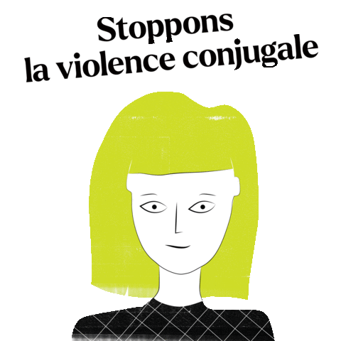 Violenceconjugale Sticker by Regroupement des maisons pour femmes victimes de violence conjugale