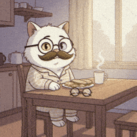 Good Morning Cat GIF by vankedisi