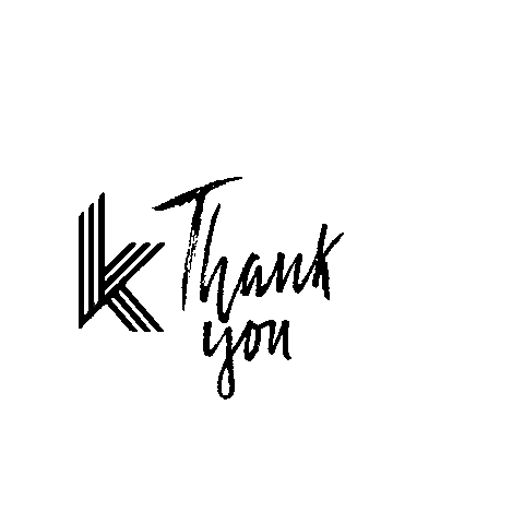 Public Relations Thank You Sticker by K Agency