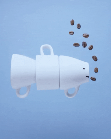 Giphy - Stop Motion Coffee GIF by cintascotch
