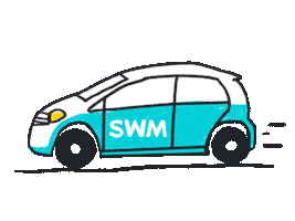 Mobilitat E-Auto Sticker by SWM Magdeburg