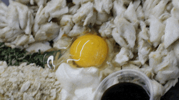 Raw Egg Cooking GIF by The Crab Place