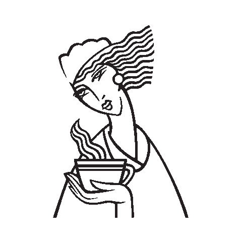 Scarlet's Coffee Sticker