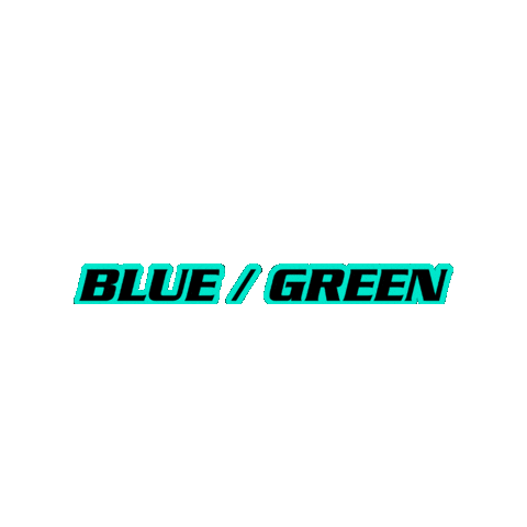 Blue / Green Training Sticker