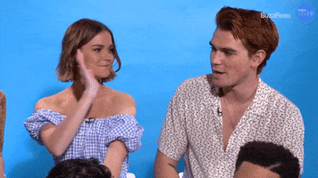High Five Tyler Posey GIF by BuzzFeed