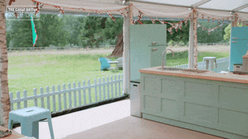 Rushing Bake Off GIF by The Great British Bake Off