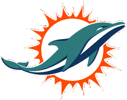 Game Day Football Sticker by Miami Dolphins