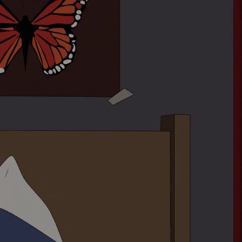 Scared Waking Up GIF