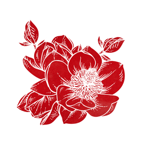 Magnolia Flower Sticker by The Allman Betts Band