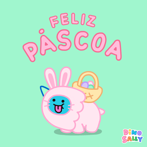 Easter Sunday Pastel GIF by DINOSALLY