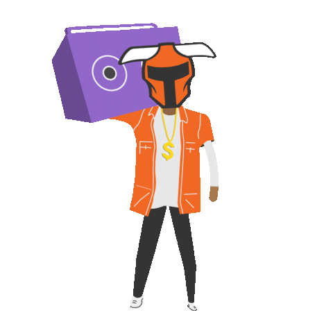 Happy Hip Hop Sticker