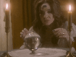 Scared Crystal Ball GIF by goodfortunesonly