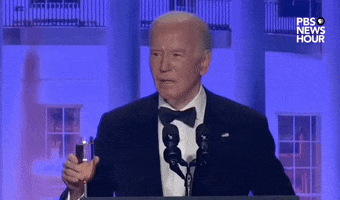 Joe Biden Cheers GIF by PBS NewsHour