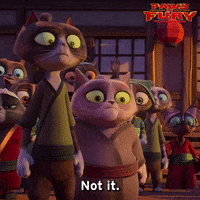 Not Me Paws Of Fury GIF by Paws of Fury: The Legend of Hank