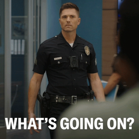 Whats Going On Therookie GIF by ABC Network