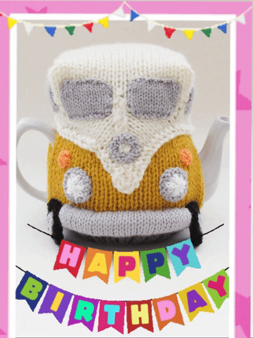 Happy Birthday Volkswagen GIF by TeaCosyFolk