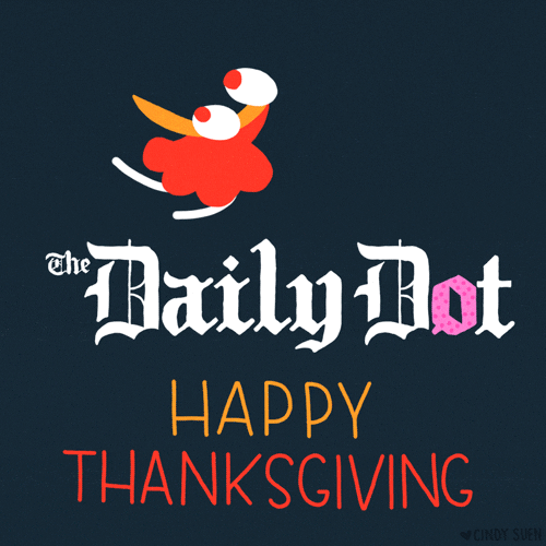 Thanksgiving Turkey GIF by Cindy Suen