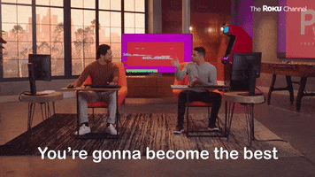 Keep Up Video Game GIF by The Roku Channel