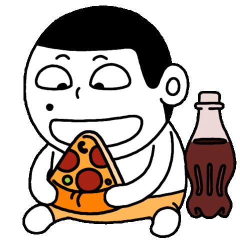 Comida Eating Sticker