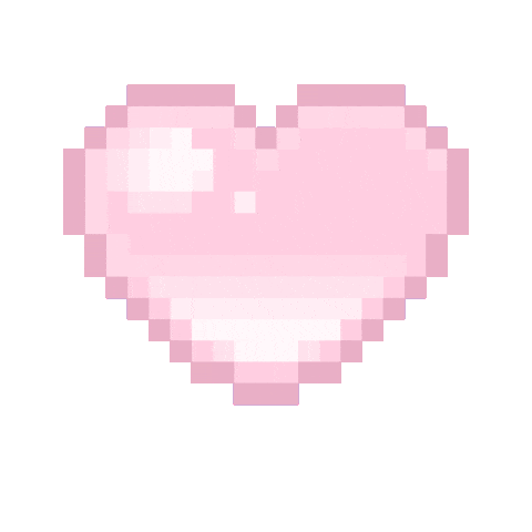 Heart Pixel Sticker