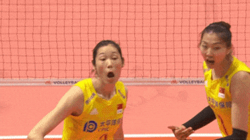 Talking China GIF by Volleyball World