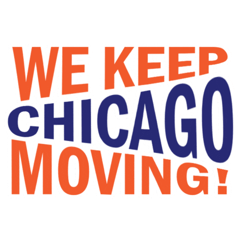 Keep Moving Sticker by Windy City Movers