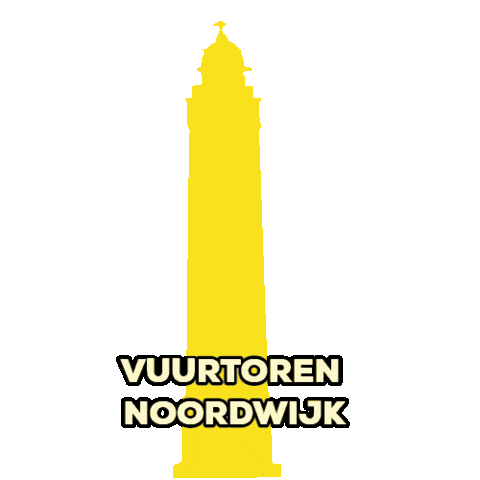 Lighthouse Noordwijk Sticker by Rijkswaterstaat