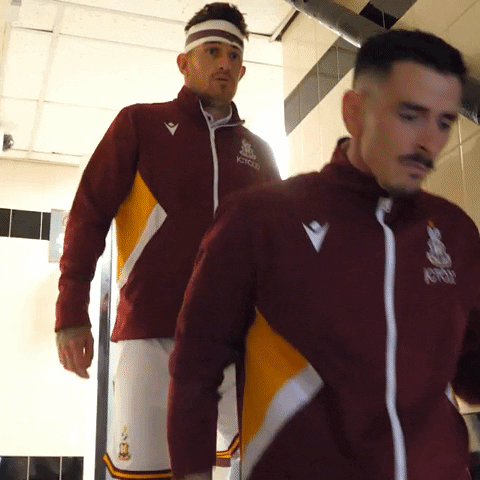 Lets Go Thumbs Up GIF by Bradford City AFC