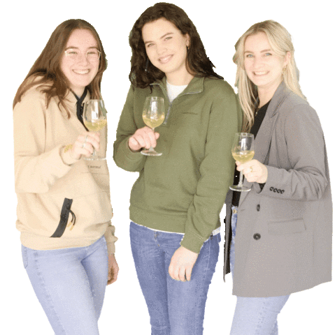 Cheers Celebrating Sticker by Brulee Design