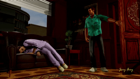Wake Up Reaction GIF by Rockstar Games - Find & Share on GIPHY