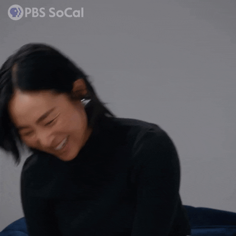 Greta Lee Laugh GIF by PBS SoCal