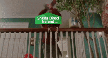 Happy Home Alone GIF by Sheds Direct Ireland