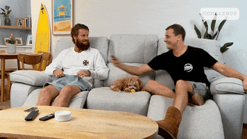Bros Being Bros Laughing GIF by Gogglebox Australia