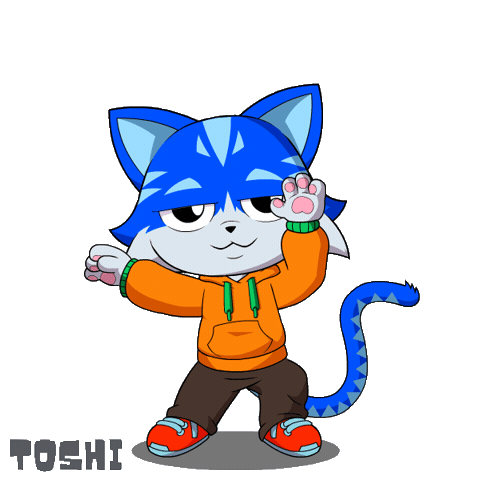 Happy Good Vibes Sticker by Toshithecat
