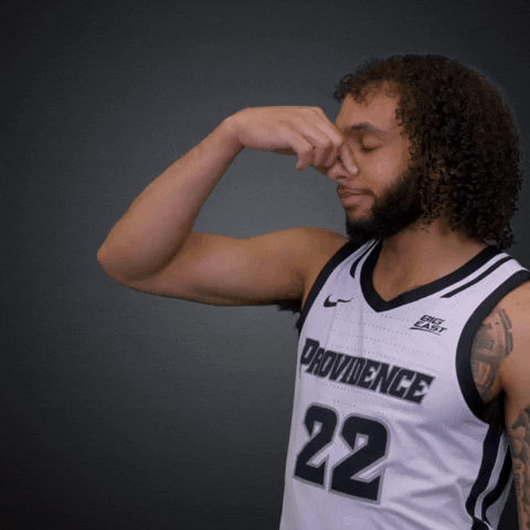 Nose Carter GIF by Providence Friars