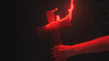 drippyzain cross burning prayer sin GIF
