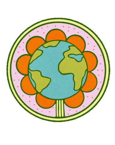 Illustration World Sticker by jaginkstudio