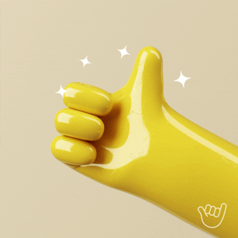 Great Job Thumbs Up GIF by Good Vibes Club