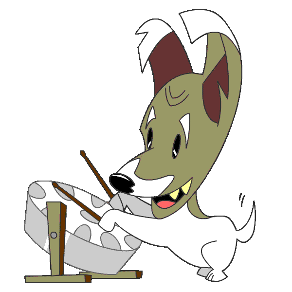 Puppy Pan Sticker by pothounds
