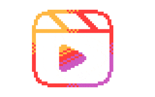 Glitch New Post Sticker