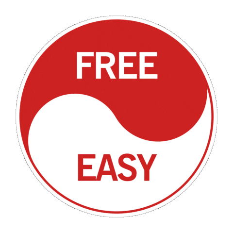 Yin Yang Spinning Sticker by Free & Easy