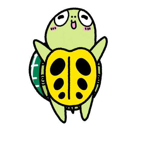 Happy Turtle Sticker