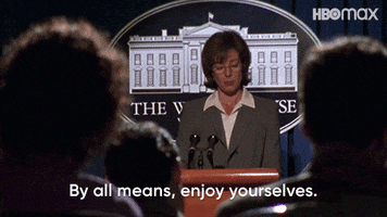 Enjoy Yourself The West Wing GIF by HBO Max