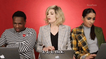 Click Jodie Whittaker GIF by BuzzFeed