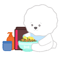 Eating Sticker
