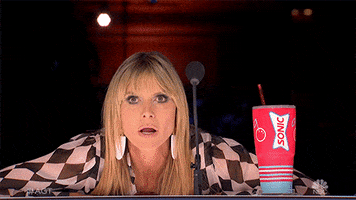 Heidi Klum Reaction GIF by America's Got Talent