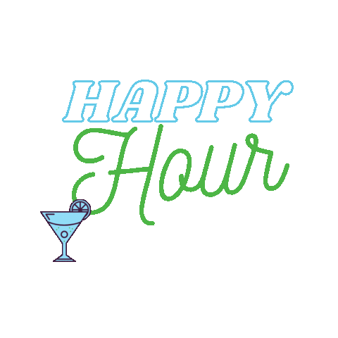 Happy Hour Drinks Sticker by AgoraEversole Marketing Agency