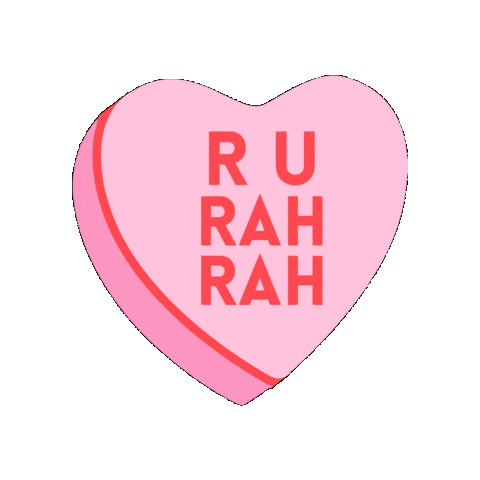 Ru Rah Rah Sticker by Rutgers University